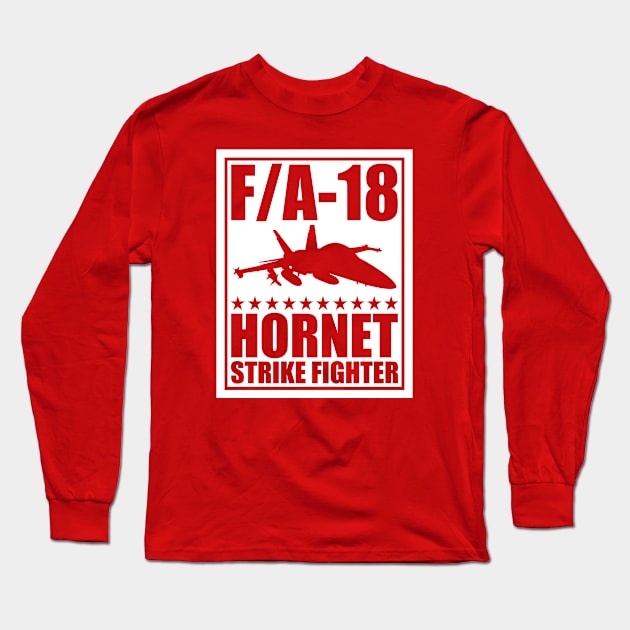 F/A-18 Hornet Long Sleeve T-Shirt by TCP